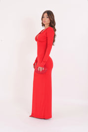 DRESS AYSEN ROSSO