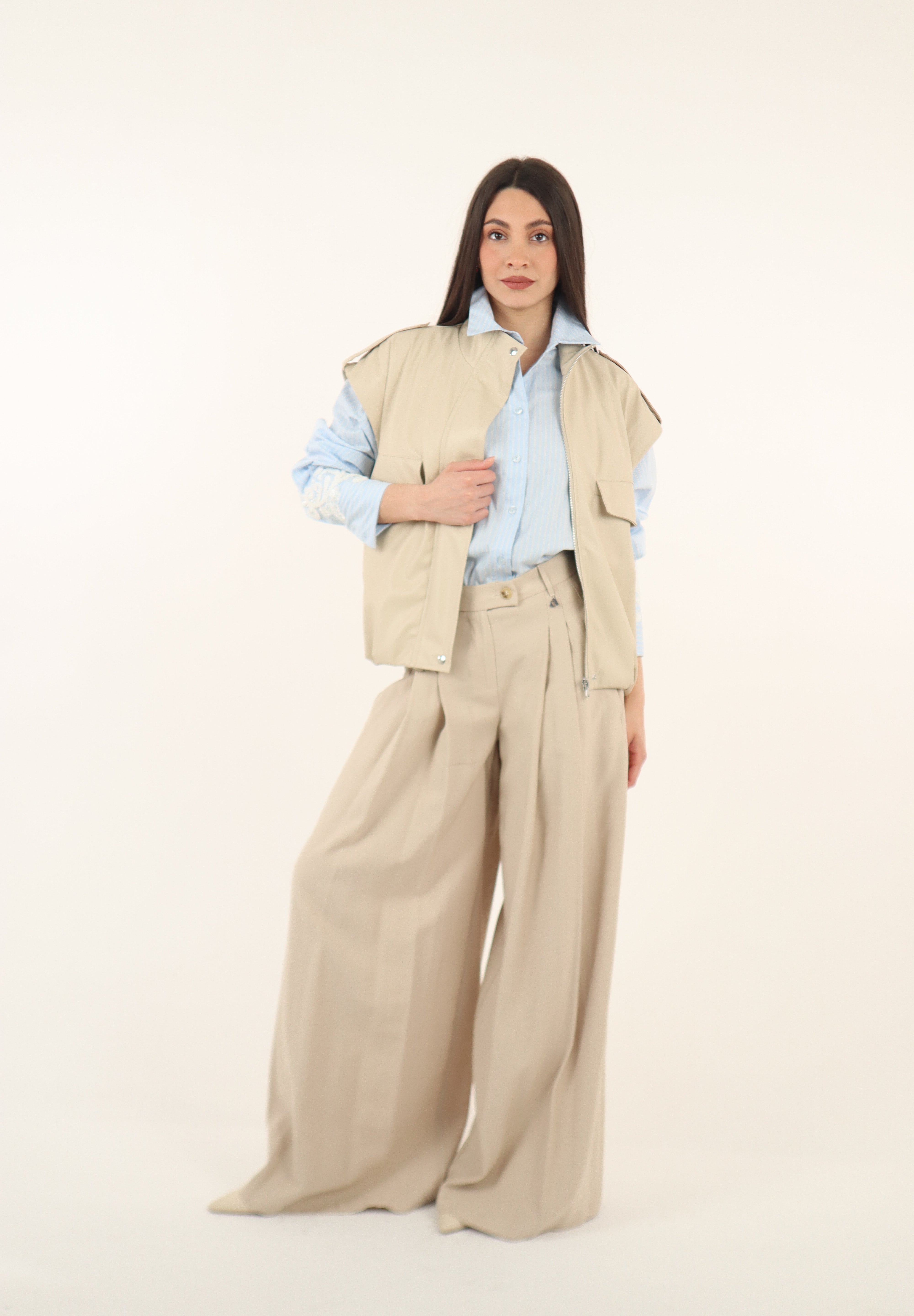 PANTALONE DIXIE PENCES BEIGE