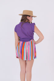 SHORT MULTICOLOR