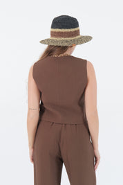 GILET LIA BROWN