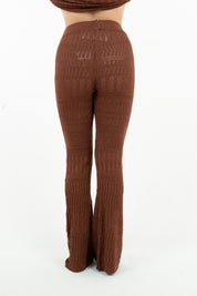 PANTALONE LUREX LACE MORO