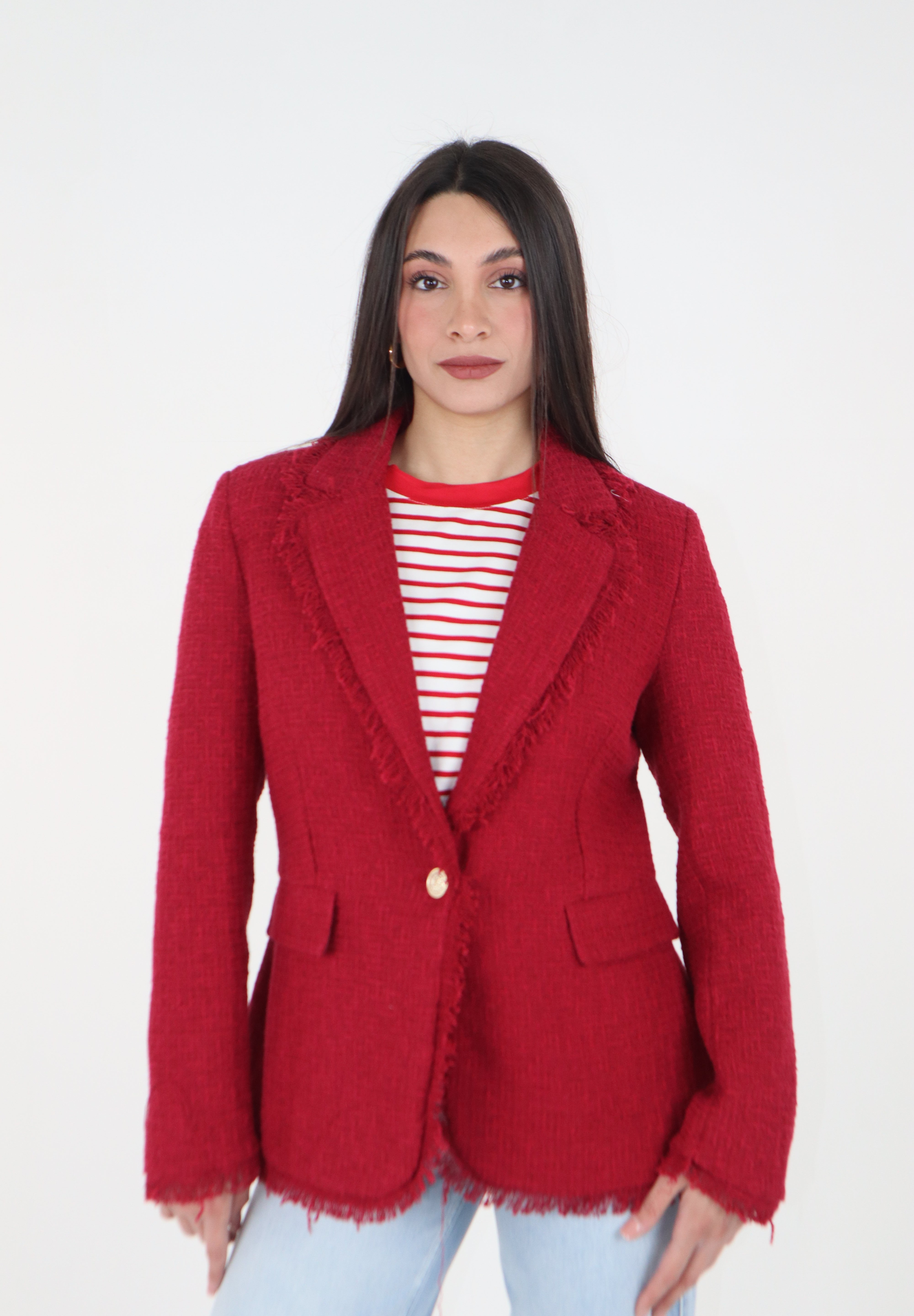 GIACCA CELINE ROSSA