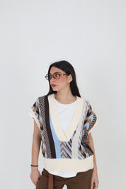 GILET JACQUARD