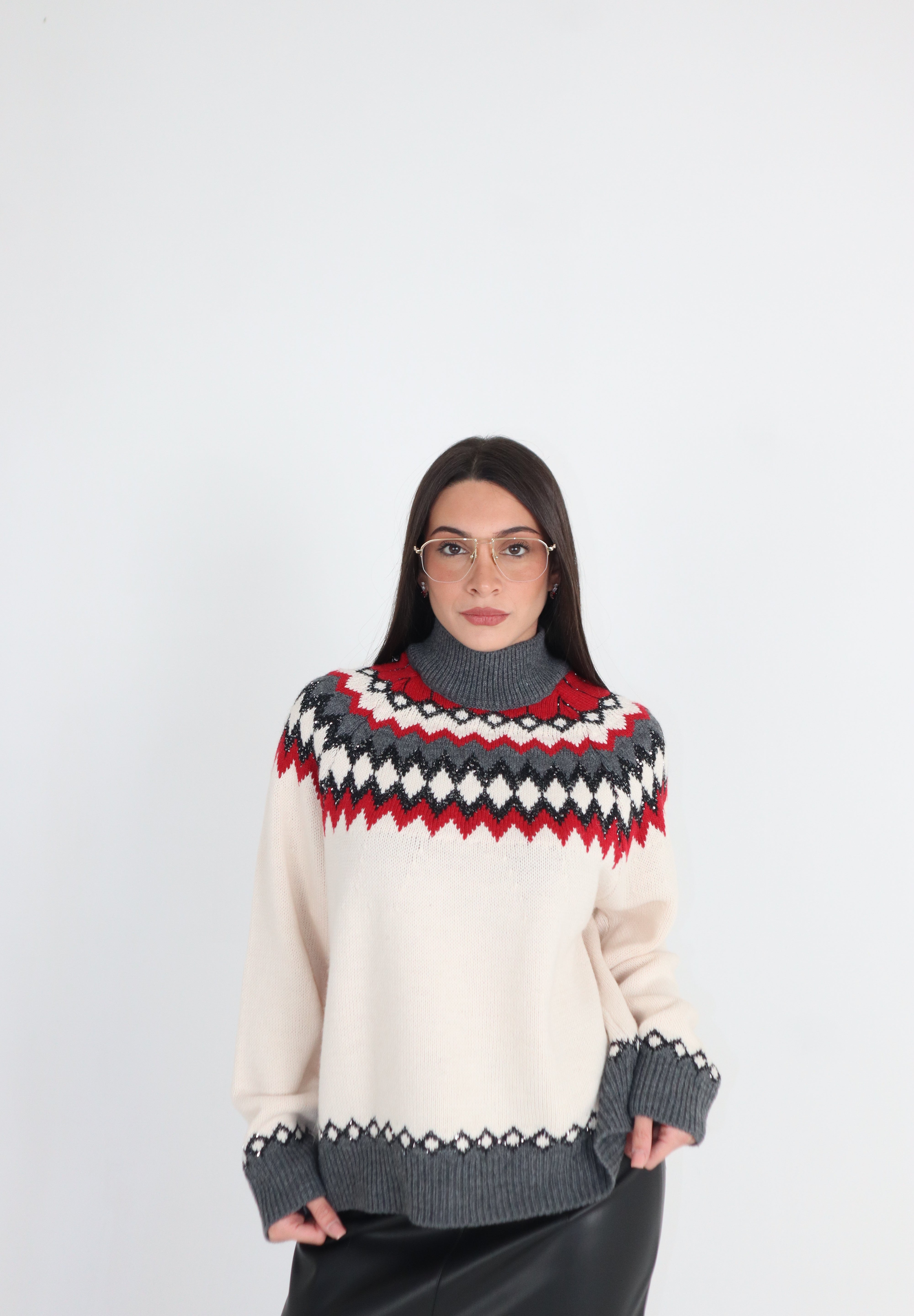 PULL ROMBI LUREX