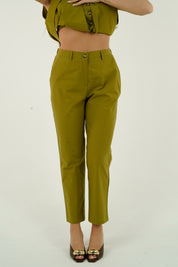 PANTALONE VERDE OLIO