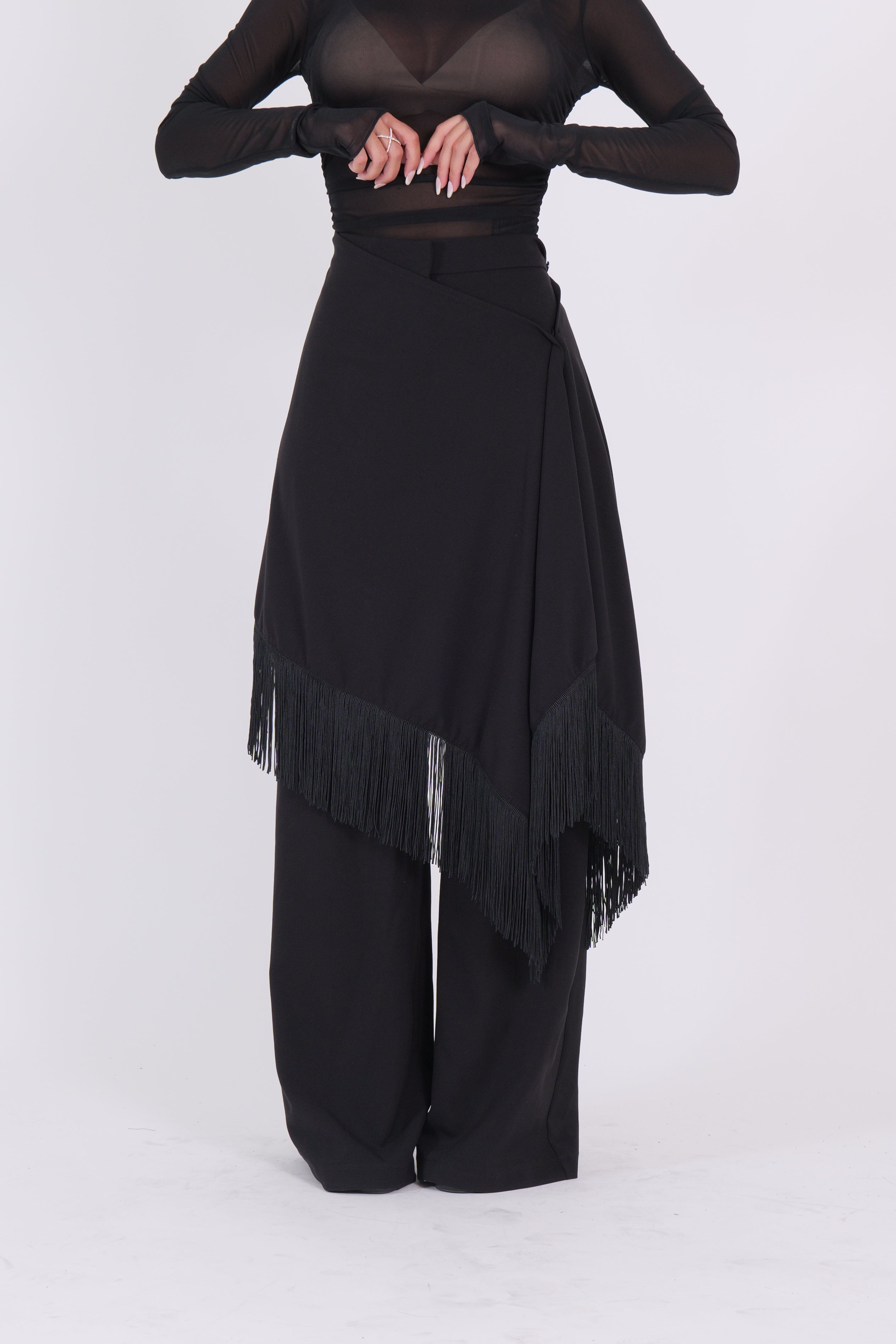 PANTALONE NERO TENSIONE