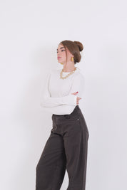 MAGLIA COSTINE MANICA GUANTO BIANCO