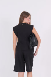 GILET ALANA NERO
