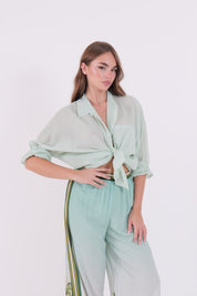 CAMICIA VOILE WASABI