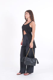 PANTALONE COTTON NERO