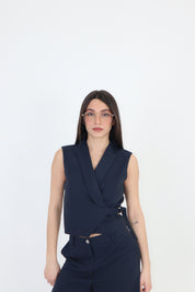GILET SOPHIA BLU