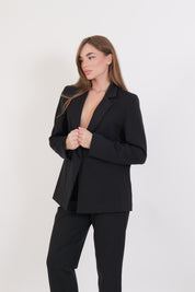 BLAZER MONOPETTO NERO