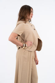 GIACCA POCHEON BEIGE