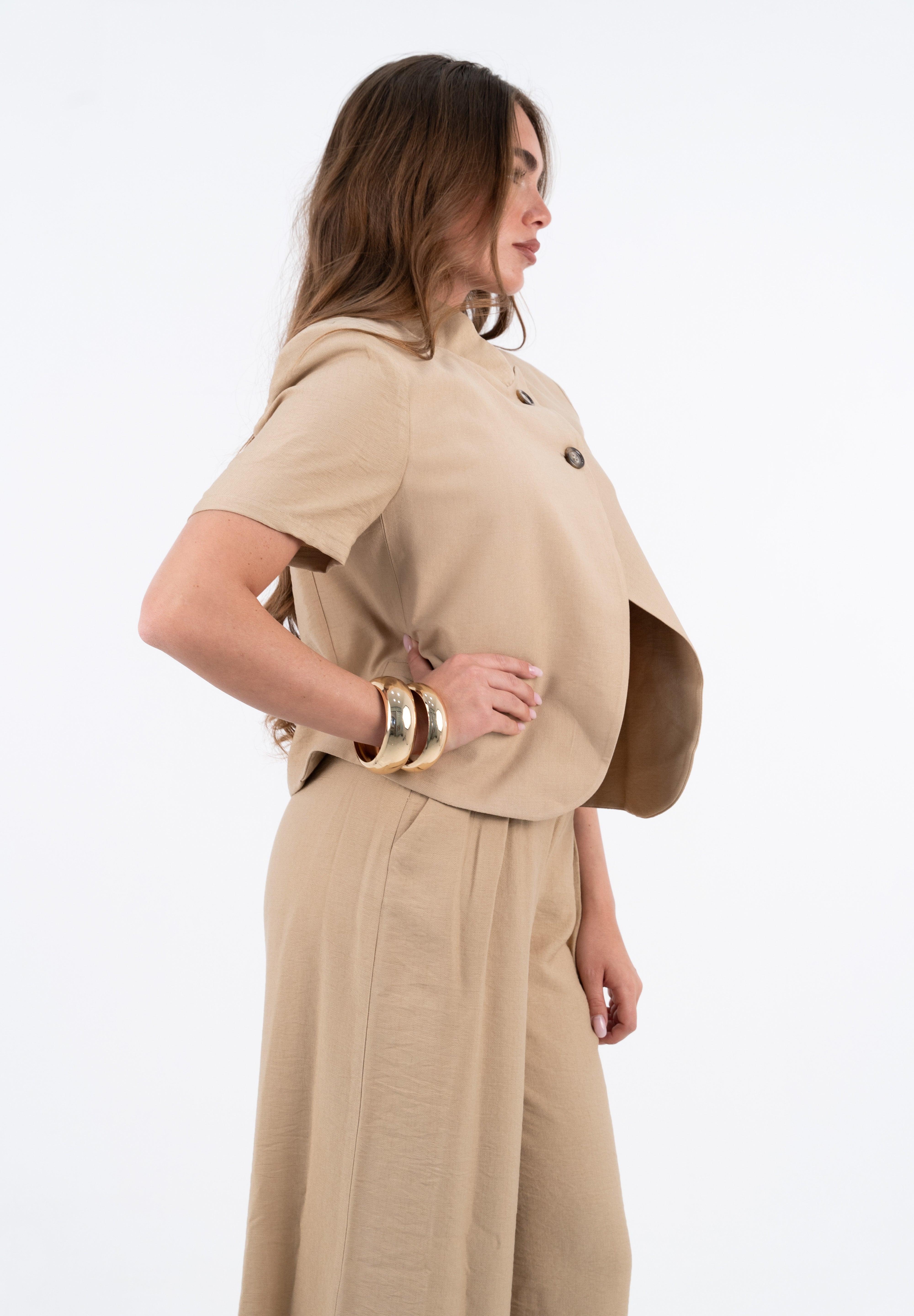 GIACCA POCHEON BEIGE
