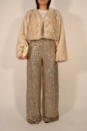 PANTALONE PAILLETTES GOLD