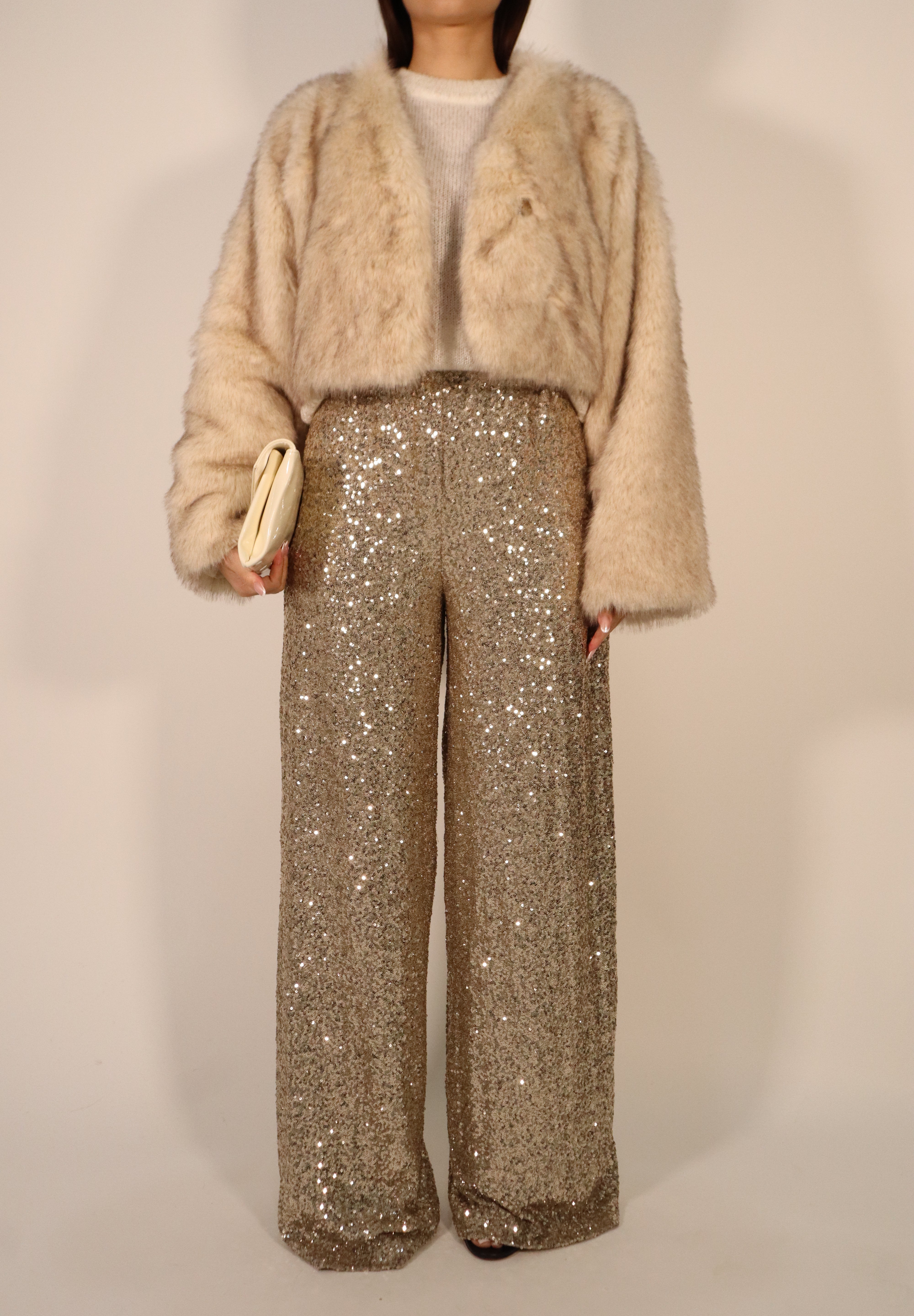 PANTALONE PAILLETTES GOLD