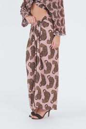 MAXI GONNA PAREO LEOPARD