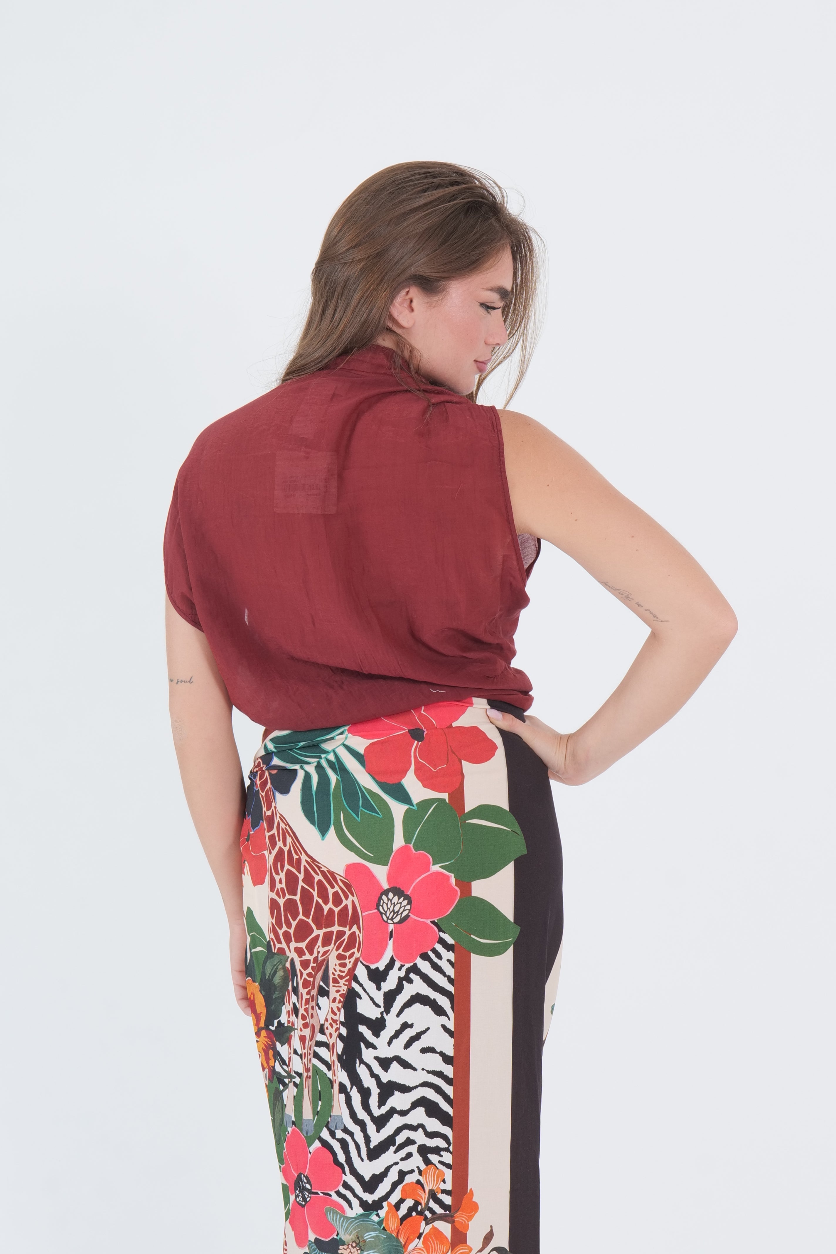 CAMICIA SMANICATA INDIA