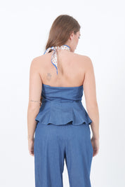 TOP CORSET DENIM