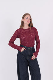 BODY GIROCOLLO PIZZO BORDEAUX