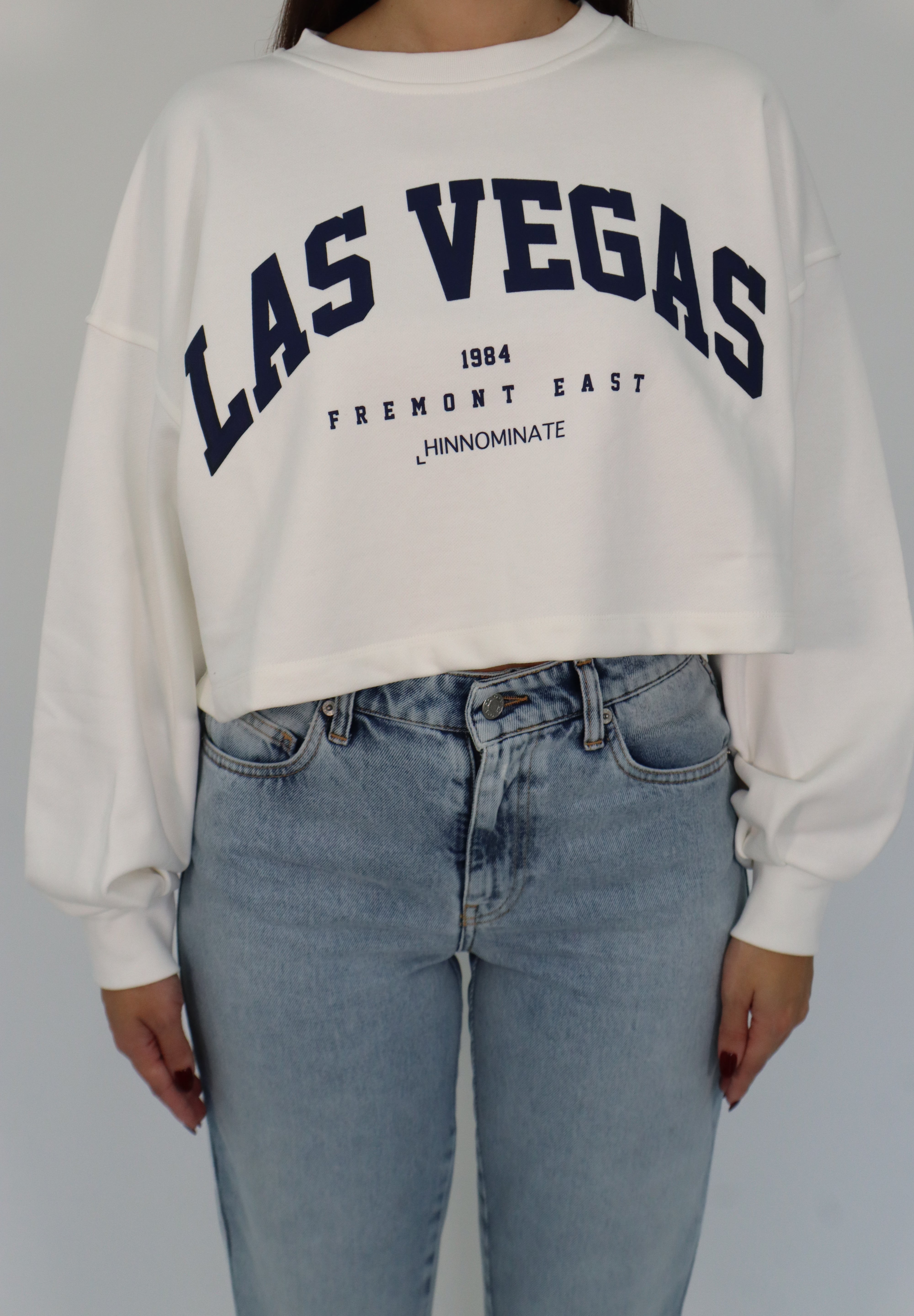 LAS VEGAS CROP CROP SWEATSHIRT