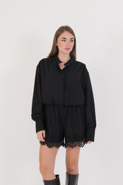 MINI JUMPSUITE PIZZO NERO