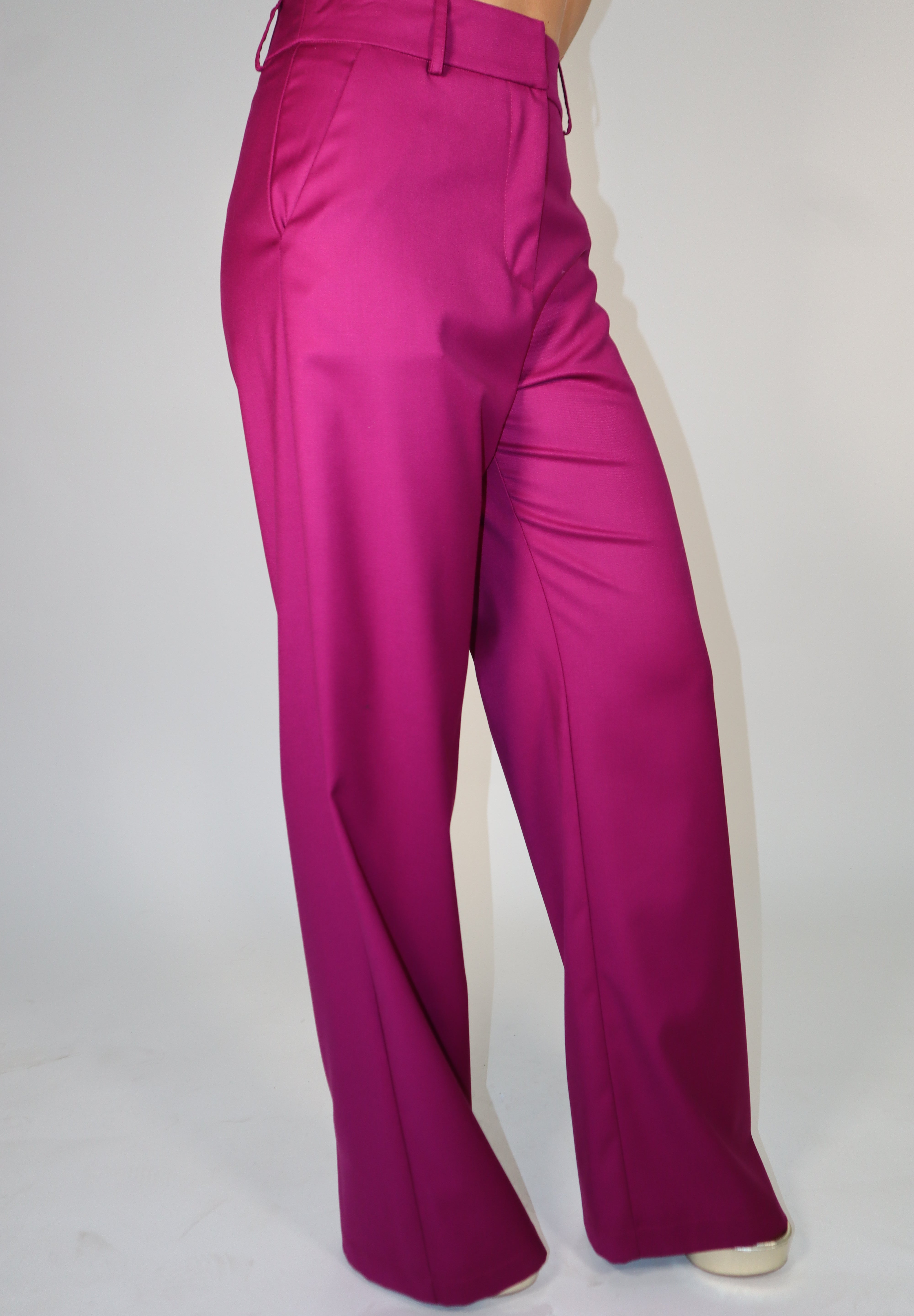 PANTALONE VITA ALTA FUXIA