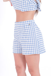 SHORT VICHY CELESTE