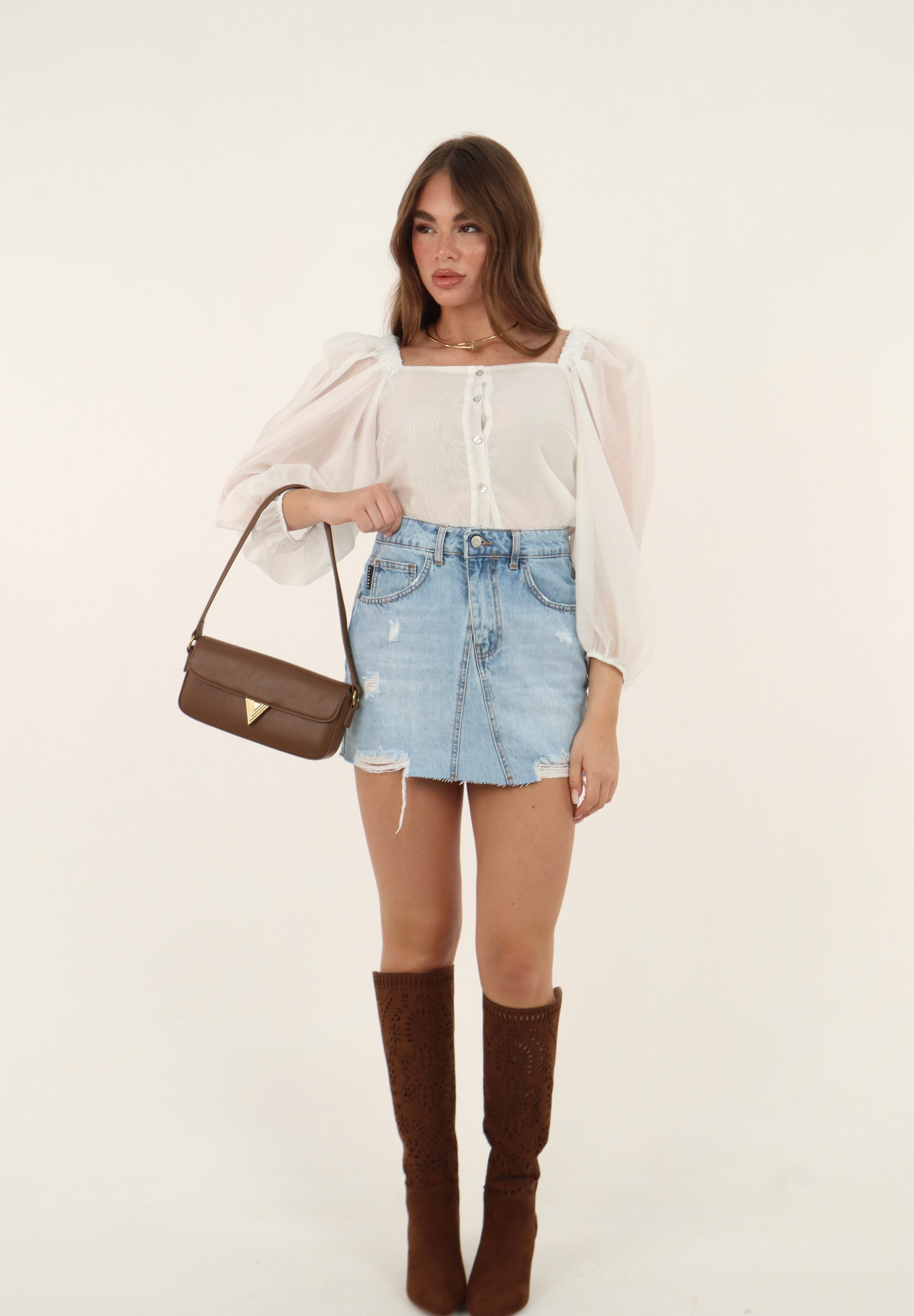 MINI GONNA ELLIE DENIM