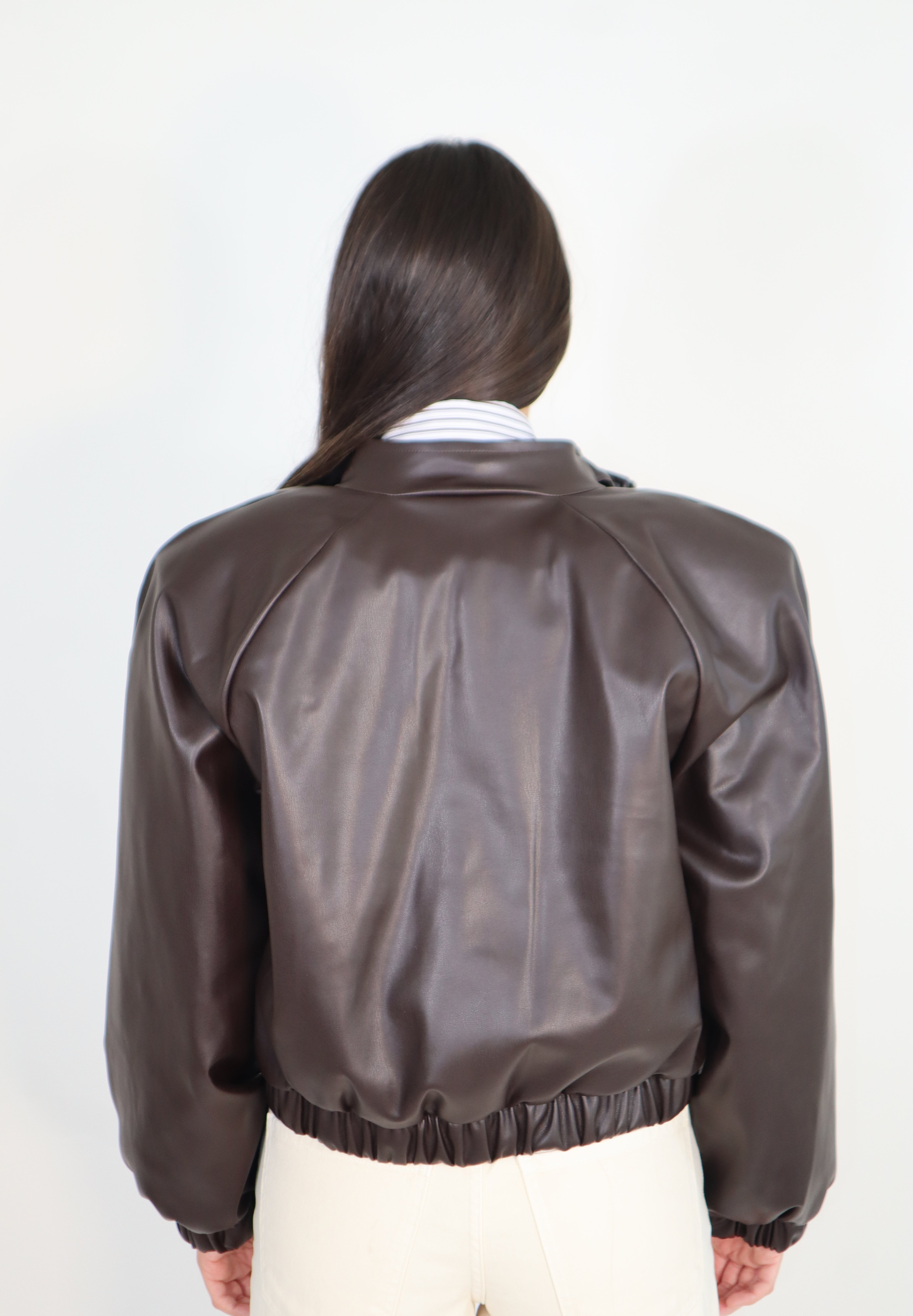 BOMBER LEATHER MORO