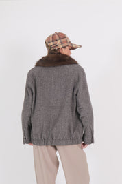 CAPPOTTO SCOZZESE CORTO MORO/BURRO