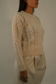 MAGLIA TRECCE PEARL