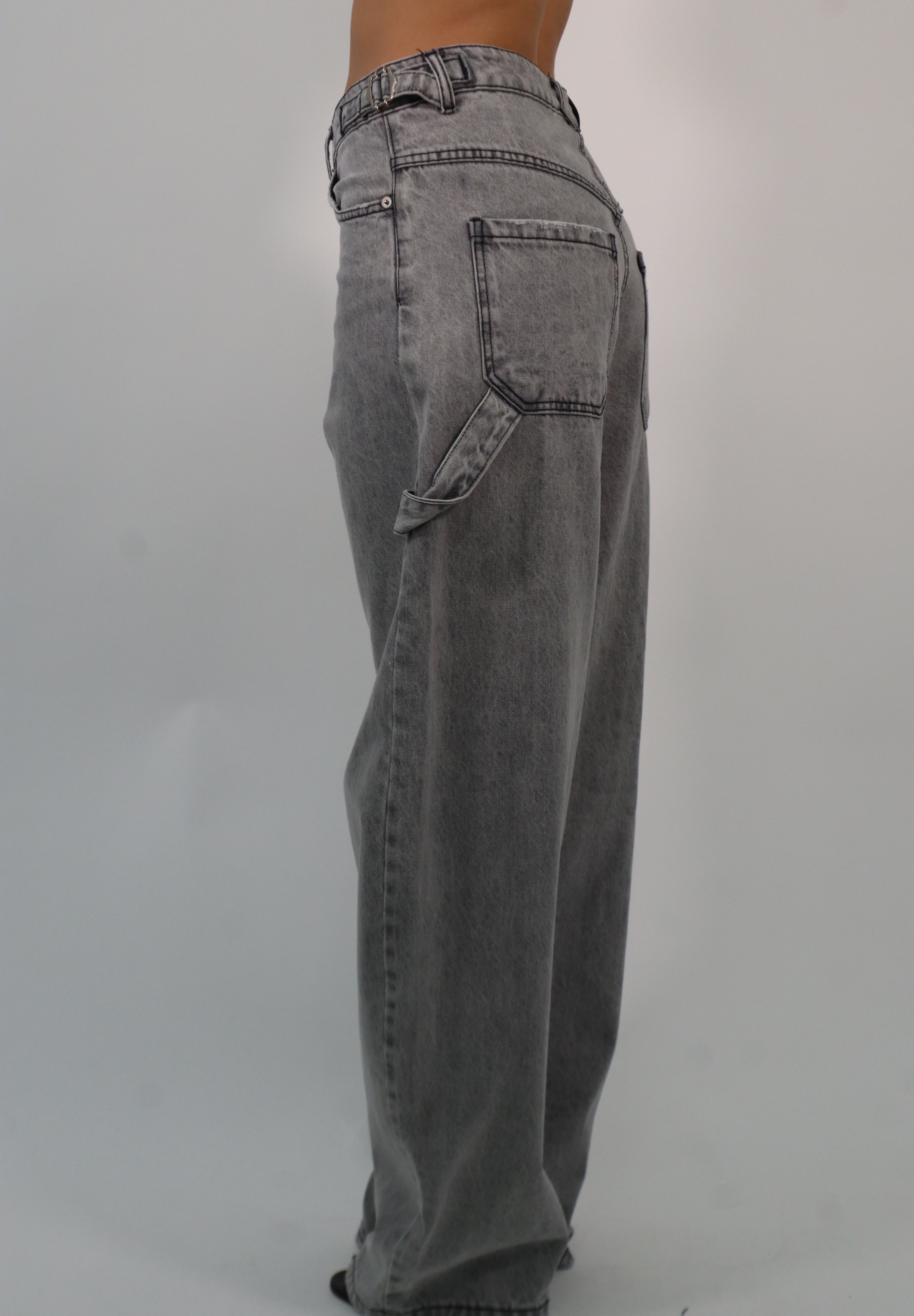 JEANS GRIGIO TASCONE