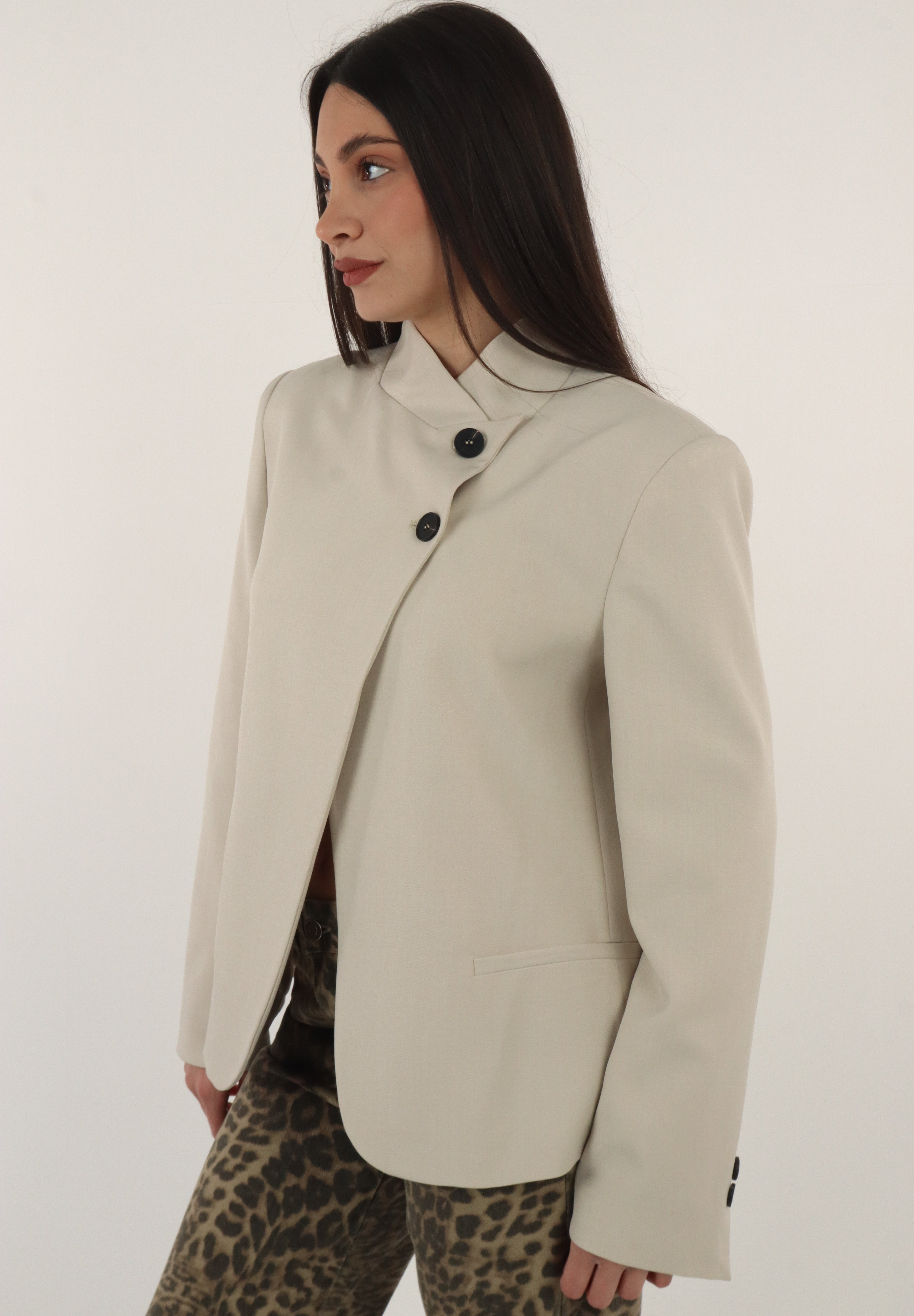 BLAZER COREAN BEIGE
