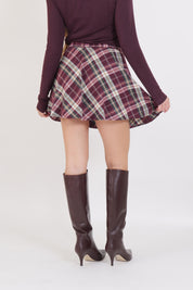 MINI GONNA JEWELS BORDEAUX