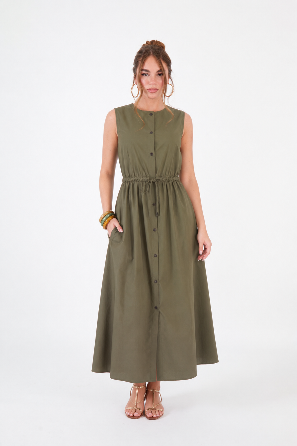 ABITO COULISSE VERDE