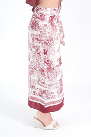 GONNA MIDI FOULARD TOILE INDIA