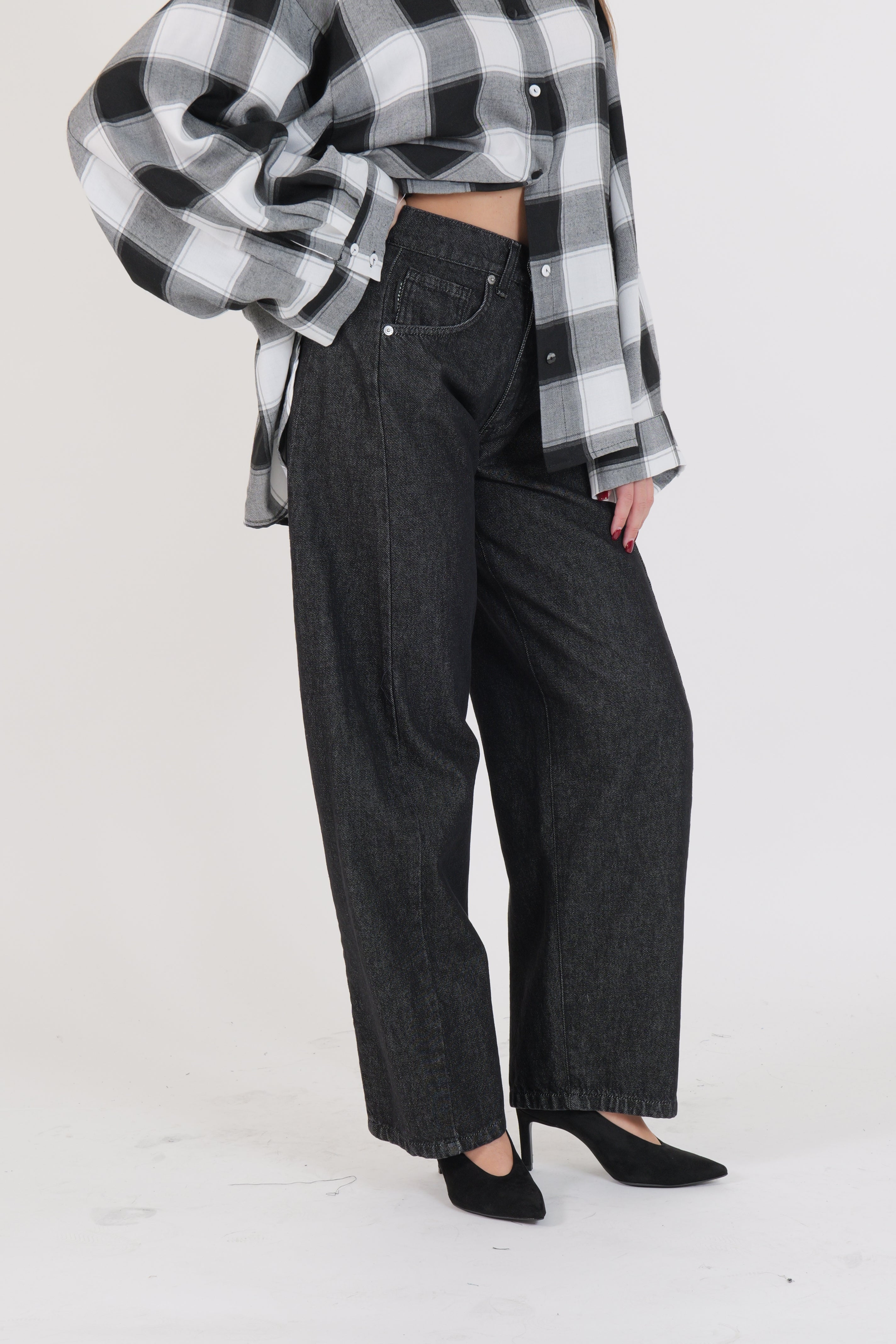 JEANS LUCY DENIM NERO