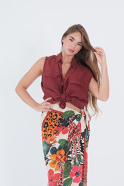 CAMICIA SMANICATA INDIA
