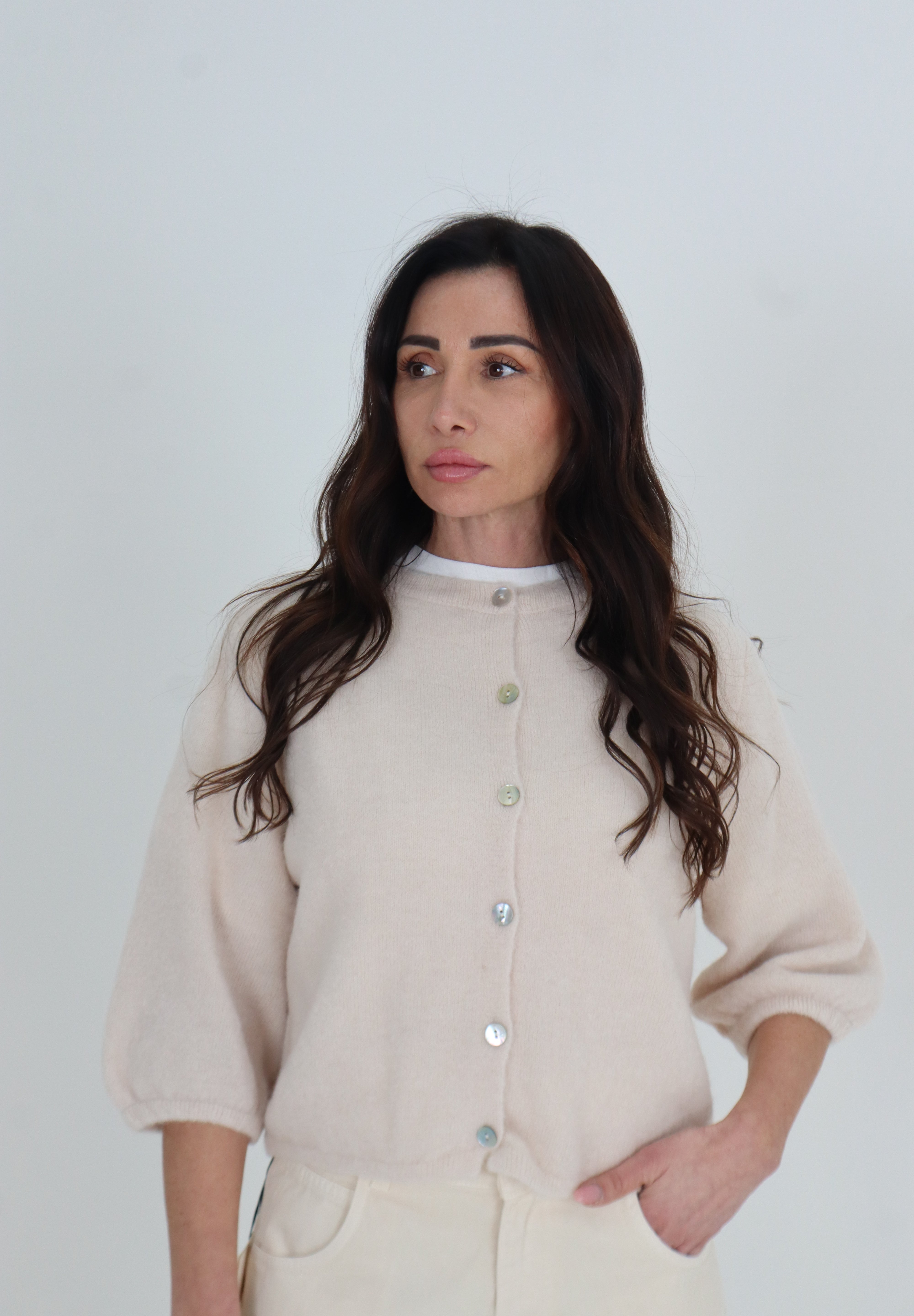 CARDIGAN CLARA BURRO