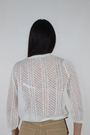 MAGLIA TRAFORATA naturale