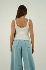 TOP COSTINE BIANCO