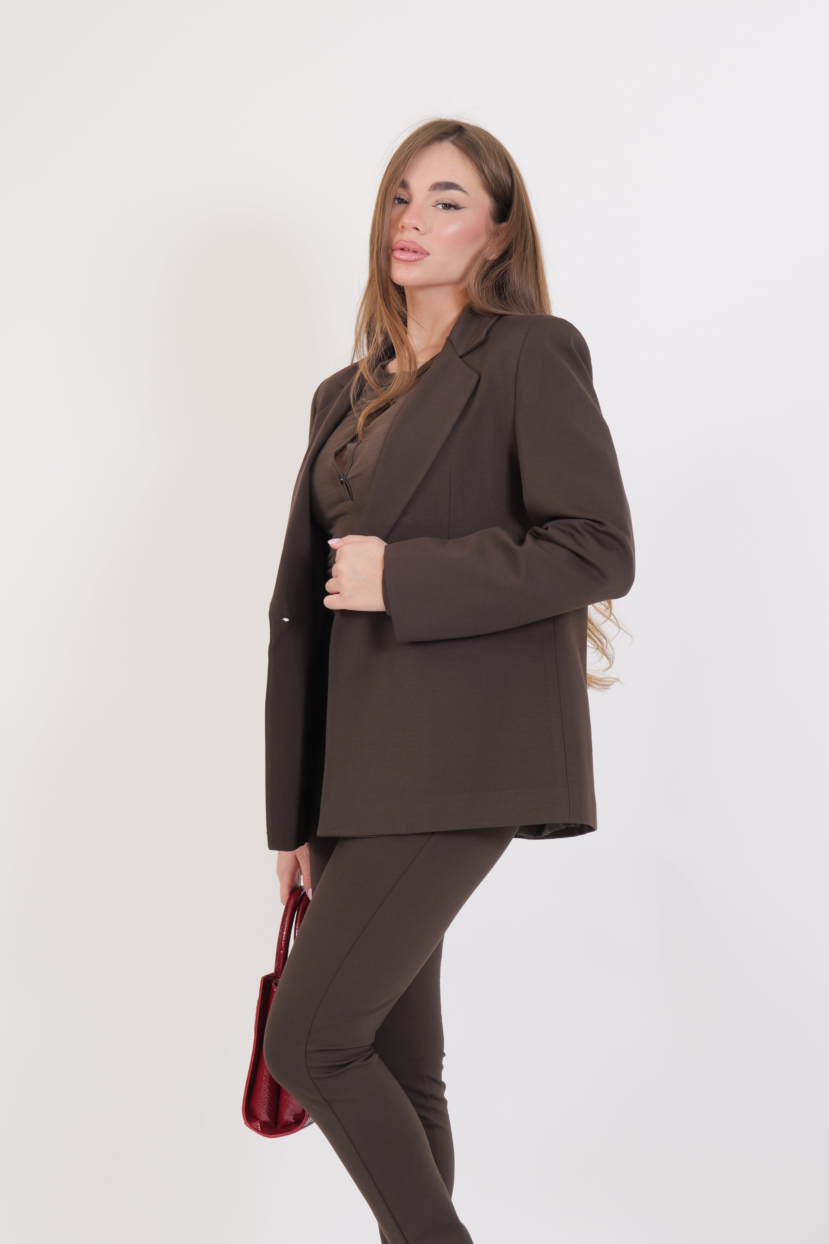 BLAZER MONOPETTO MORO