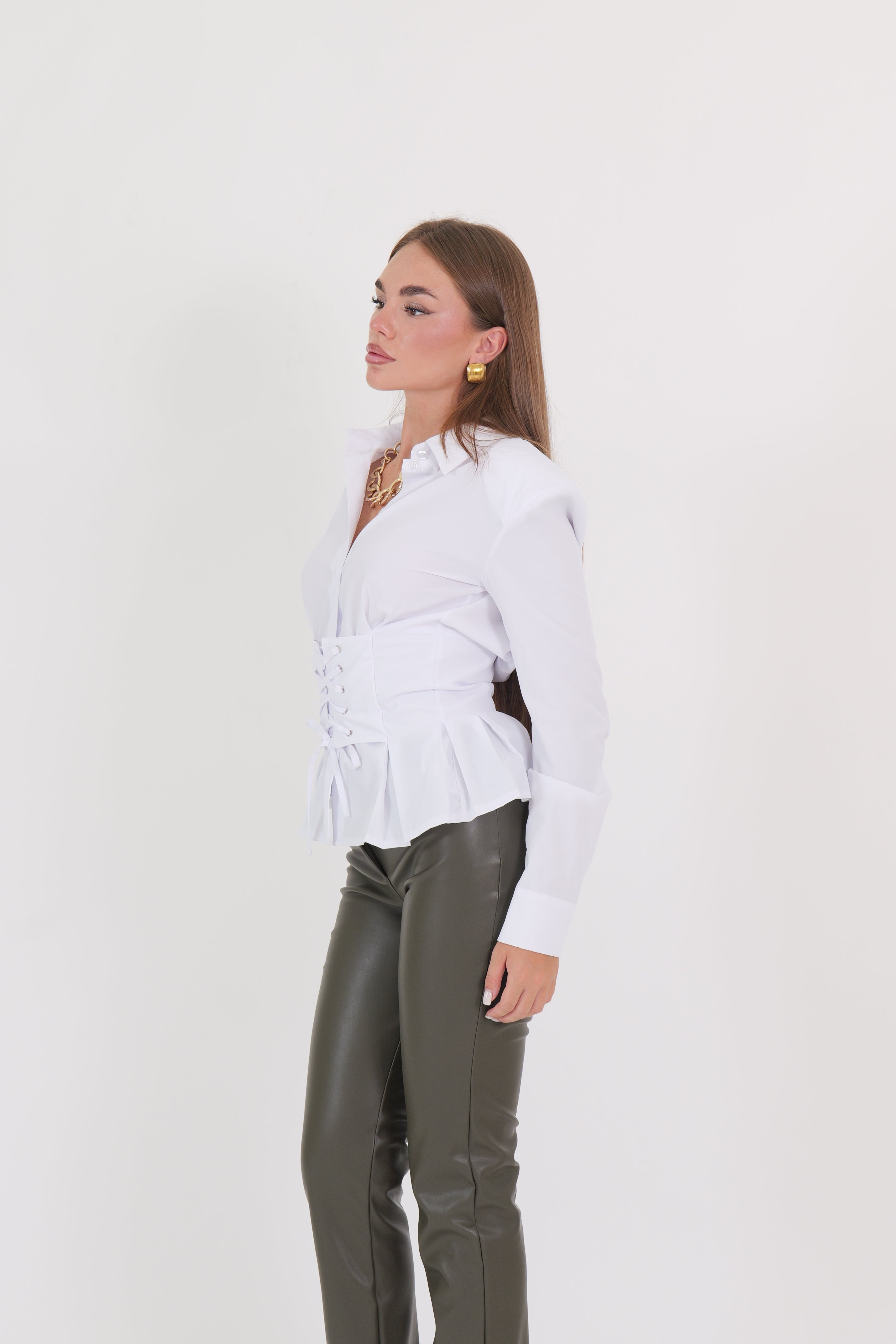 CAMICIA LACCETTI BIANCO