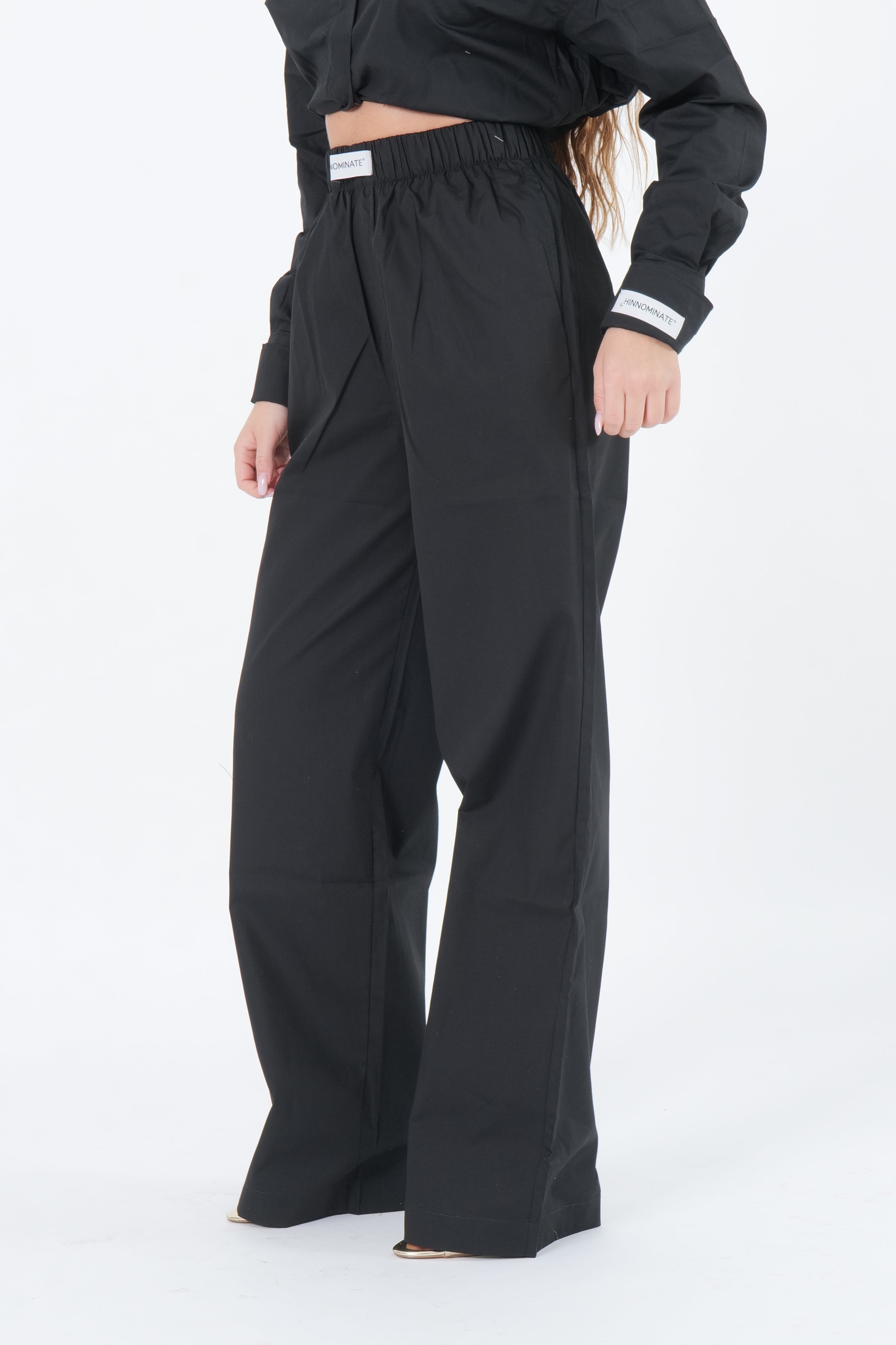 PANTALONE COTTON NERO