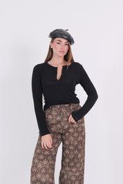 SERAFINA MISTO CASHMERE NERA