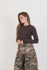 MAGLIA GIROCOLLO MORO