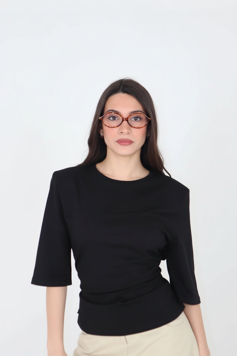 T-SHIRT CORSET BLACK