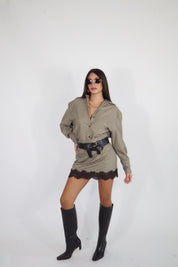 MINIGONNA EVA PIZZO E CHECK