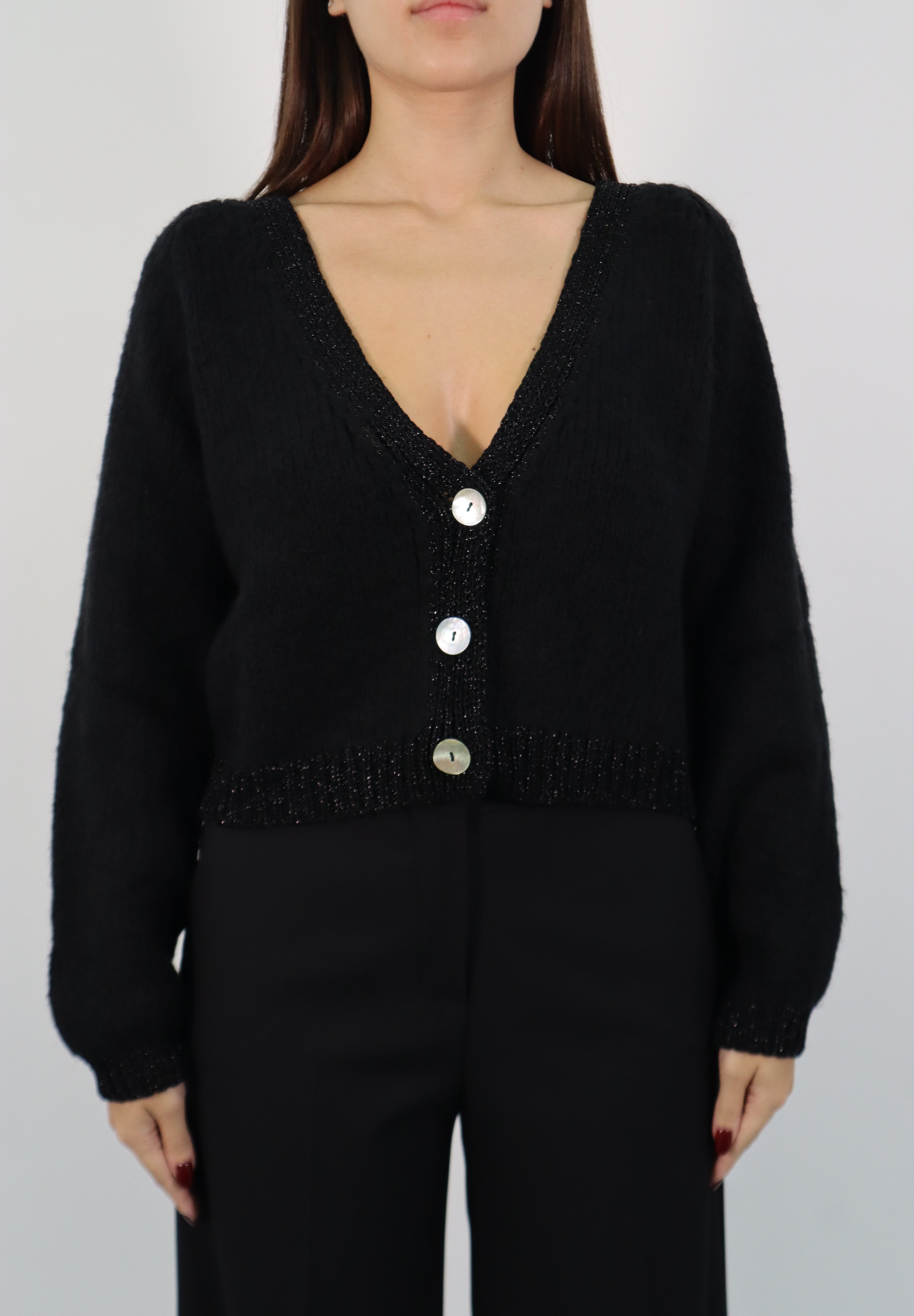 CARDIGAN LUREX